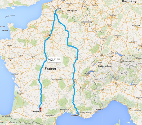 Russian supporters stadium route plan for online taxi booking in france 2016